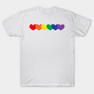 LGBT Pride Hearts T-Shirt